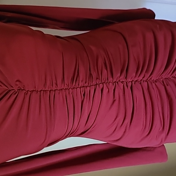 SHEIN Dress/ burgundy color/ size M - Picture 5 of 5